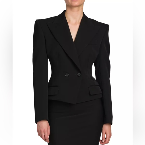NWt dolce & gabbana wool cropped blazer 46 - Picture 3 of 6